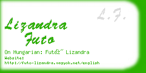 lizandra futo business card